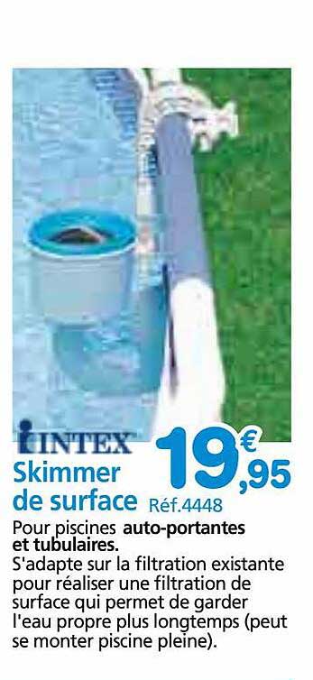 skimmer de surface intex