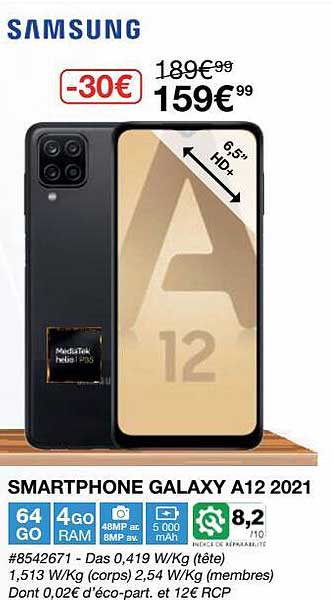 smartphone galaxy a12 2021 samsung