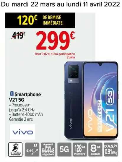 Smartphone V21 5g Vivo
