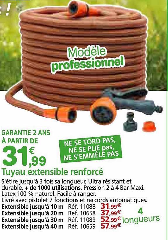 Tuyau Extensible Renforcé