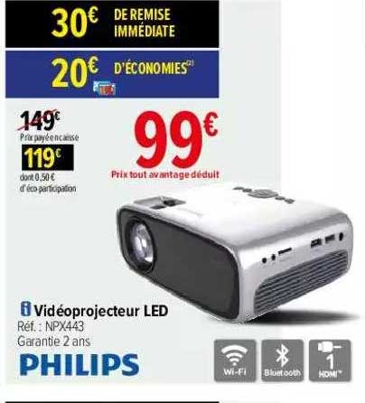vidéoprojecteur led philips