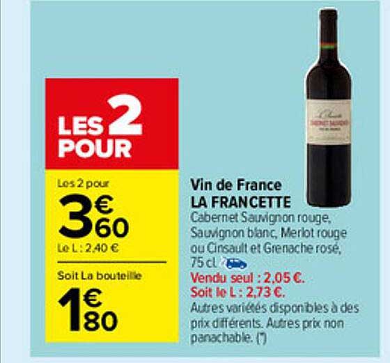 Vin De France La Francette