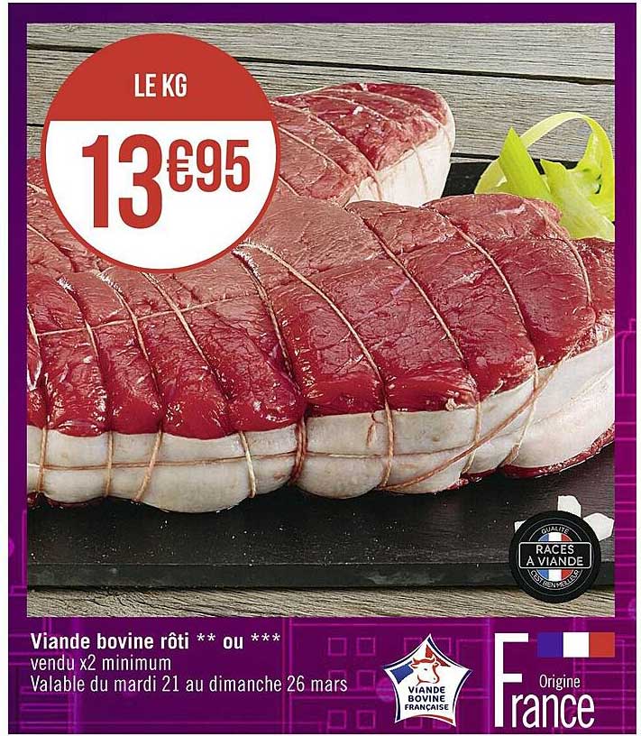 Viande Bovine Rôti**ou***