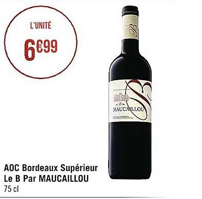 aoc bordeaux supérieur le b par maucaillou