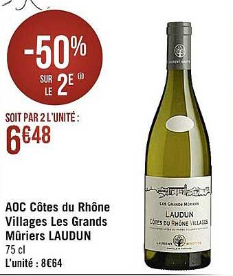 aoc côtes du rhône villages les grands mûriers laudun