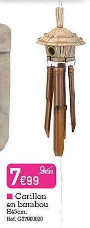 carillon en bambou