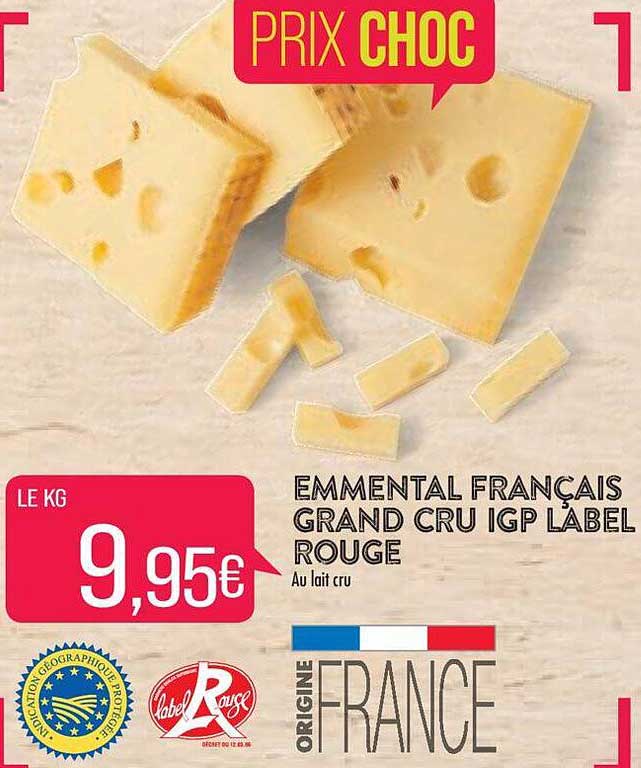 Emmental Français Grand Cru Igp Label Rouge