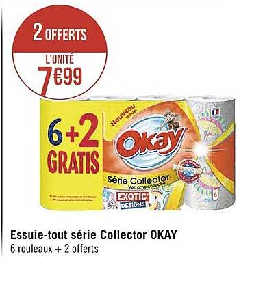 essuie-tout série collector okay
