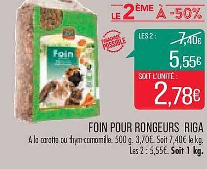 foin pour rongeurs riga