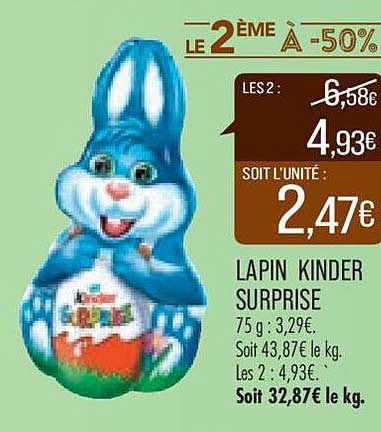 Lapin Kinder Surprise