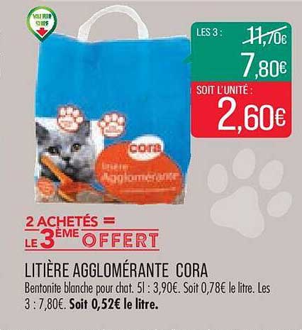 Litière Agglomérante Cora