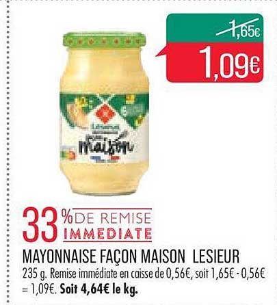 mayonnaise façon maison lesieur