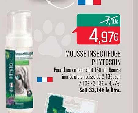 mousse insectifuge phytosoin