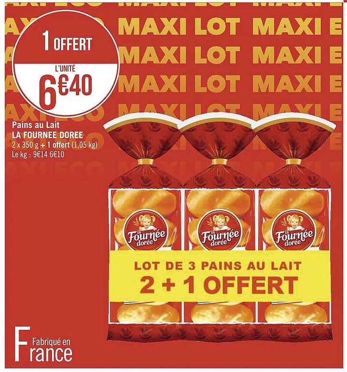 pains au lait la fournée dorée