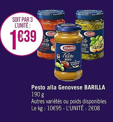 pesto alla Genovese barilla