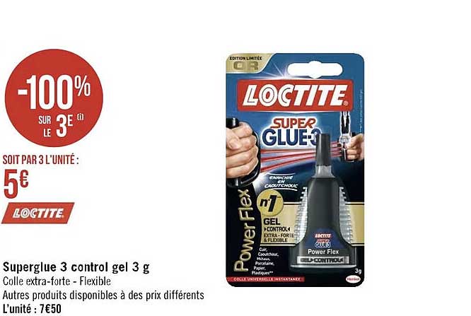 superglue 3 control gel 3 g loctite