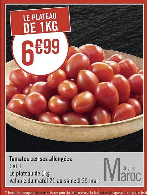 Tomates Cerises Allongées
