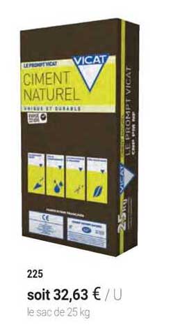 ciment naturel vicat