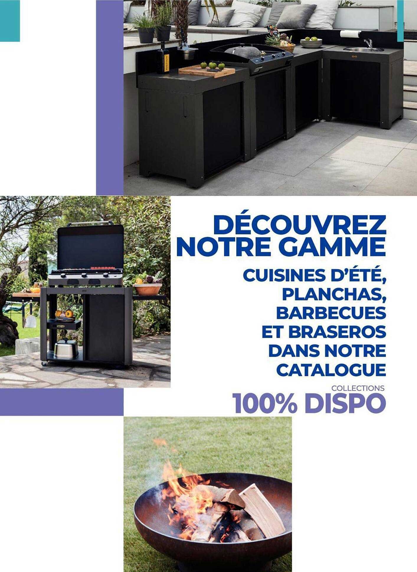 Gamme Cuisines D'été, Planchas, Barbecues, Et Braseros