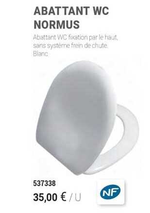 abattant wc normus