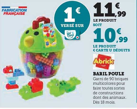 Abrick Baril Poule