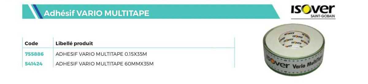 adhésif vario multitape isover