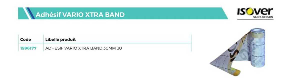 adhésif vario xtra band isover