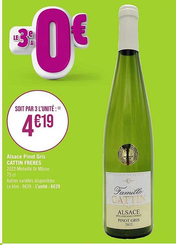 alsace pinot gris cattin frères