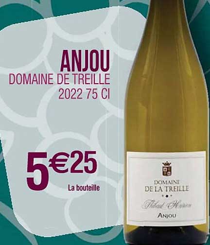 anjou domaine de treille 2022 75 cl