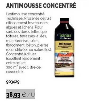 Antimousse Concentré