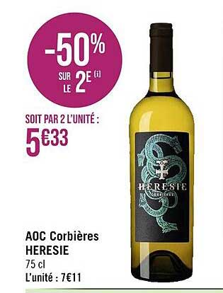 Aoc Corbières Heresie