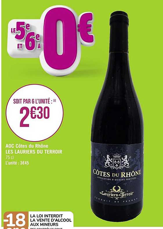 aoc côtes du rhône les lauriers du terroir