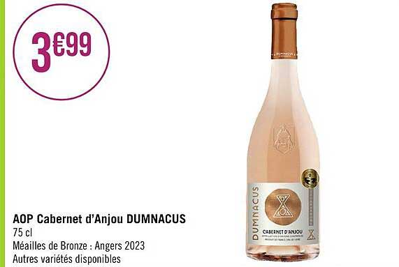 Aop Cabernet D'anjou Dumnacus