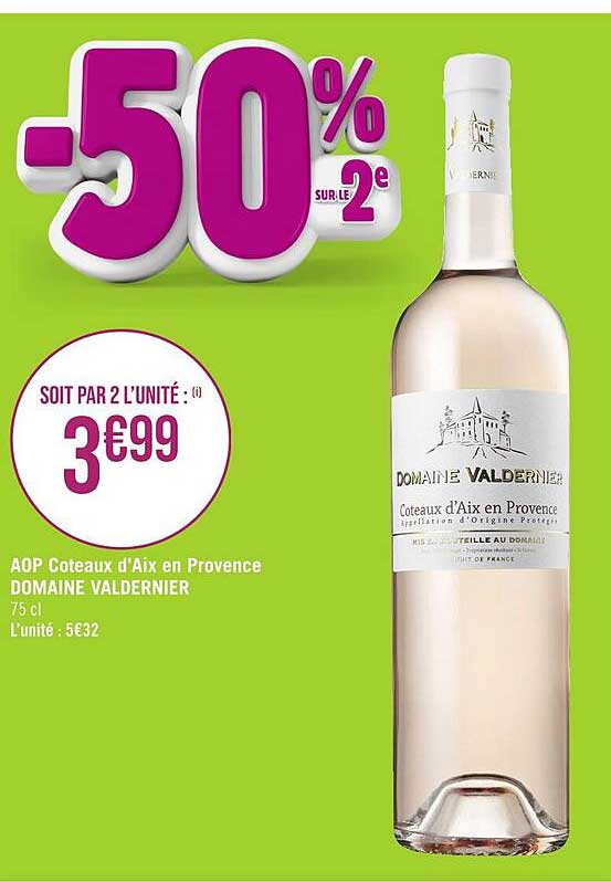 aop coteaux d'aix en provence domaine valdernier