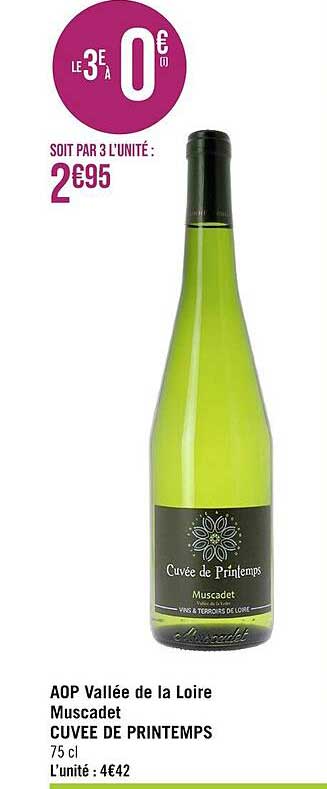 Aop Vallée De La Loire Muscadet Cuvée De Printemps