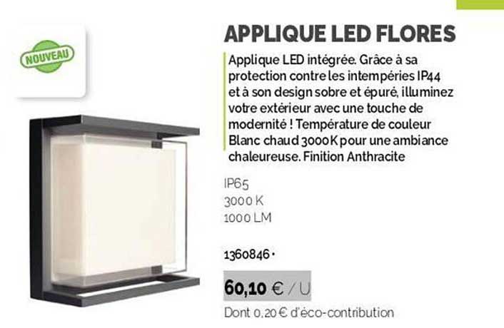 Applique Led Flores