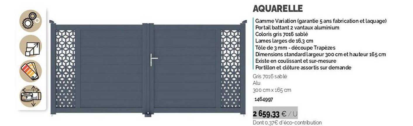 Aquarelle Gris 7016 Sablé