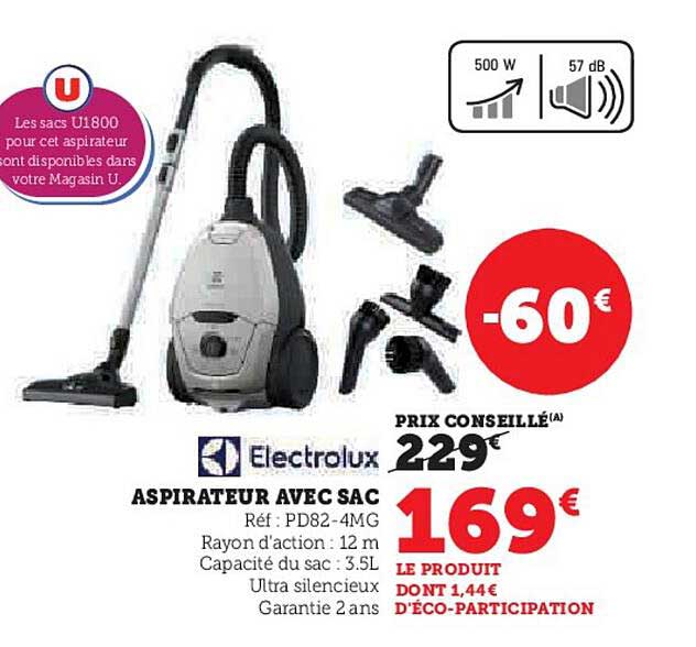 Aspirateur Avec Sac Electrolux