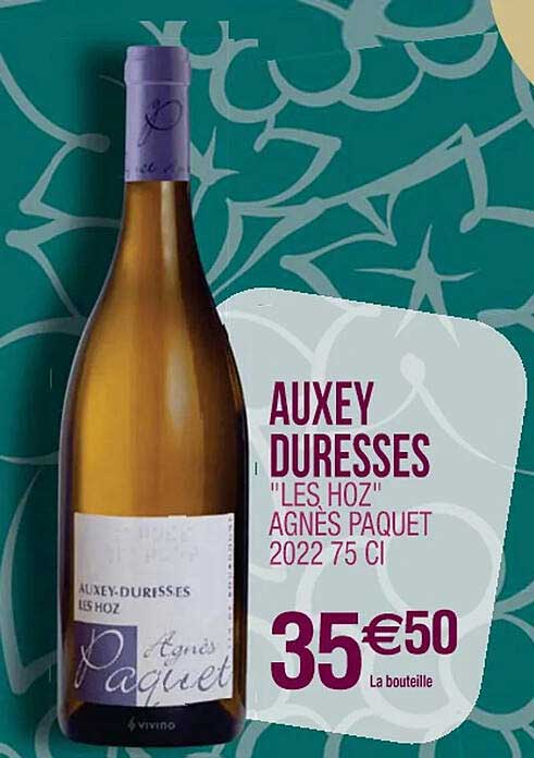 auxey duresses "les hoz" agnès paquet 2022
