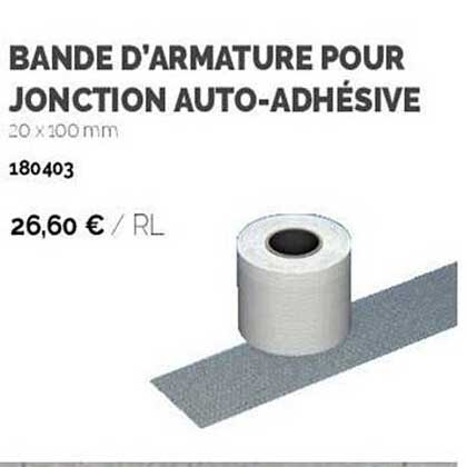 bande d'armature pour jonction auto-adhésive