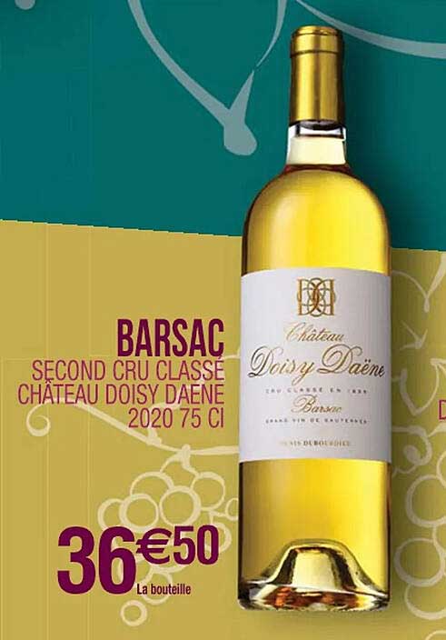 barsac second cru classe château doisy daene 2020