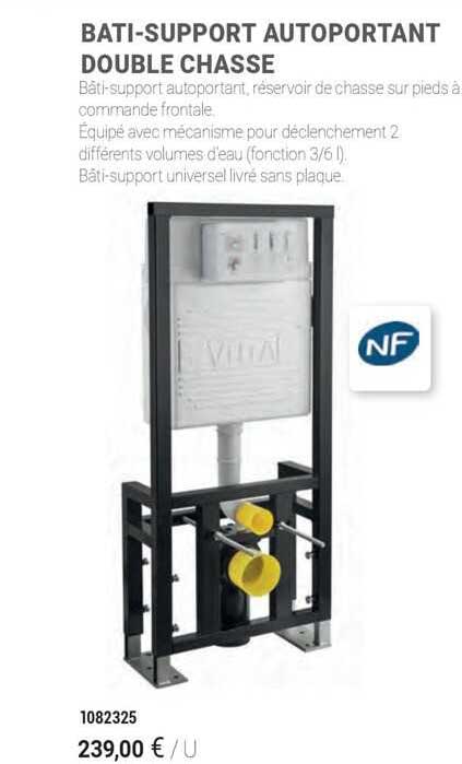 bati-support autoportant double chasse