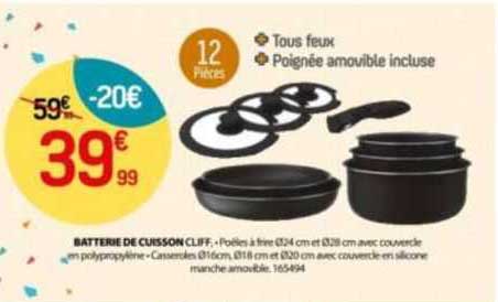 batterie de cuisson cliff
