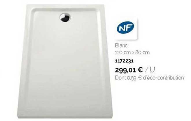 Blanc 120  Cm X 80 Cm