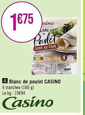 Blanc De Poulet Casino