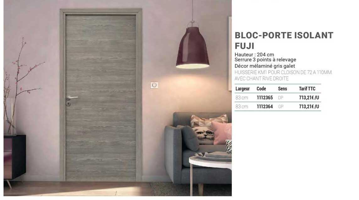 bloc-porte isolant fuji