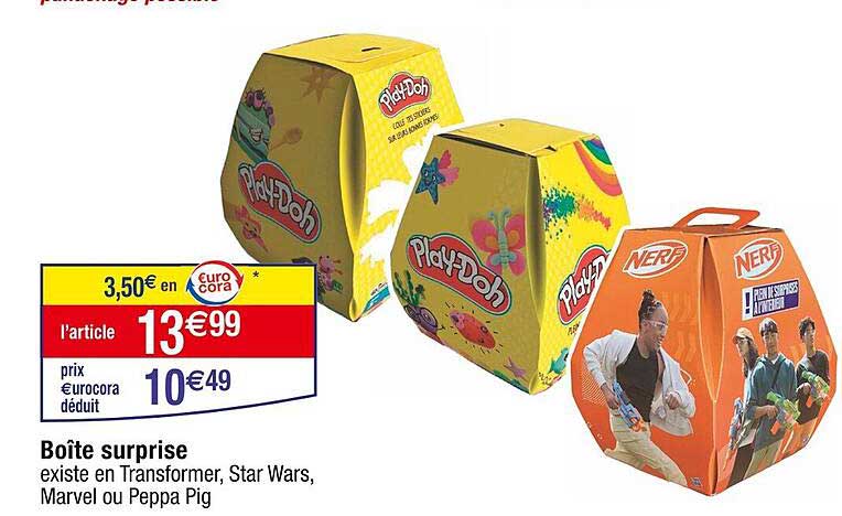 boîte surprise play doh