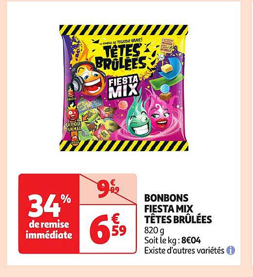 bonbons fiesta mix têtes brûlées