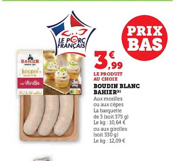 Boudin Blanc Bahier