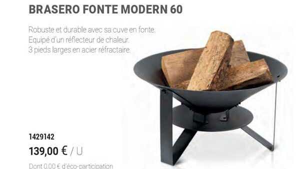 brasero fonte modern 60